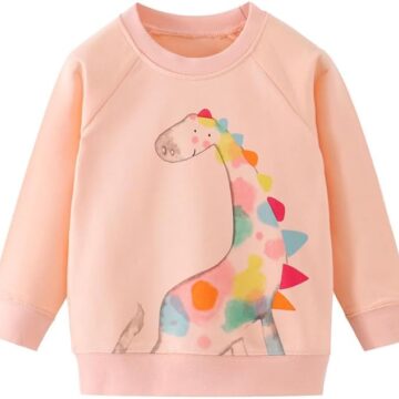 Save 20% Toddler Girl Sweatshirt Crewneck Pullover Cotton Kids Fall Outfits 2-7T