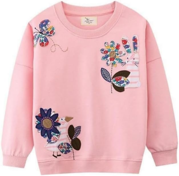 Save 20% Herimmy Girls Sweatshirts Toddler Kids Winter Warm Shirt Sweater Tops 2-7T