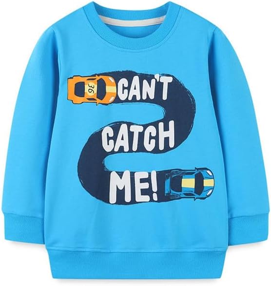 20% OFF Herimmy Boys Sweatshirts Cotton Long Sleeve  Sweater Tops 2-7T