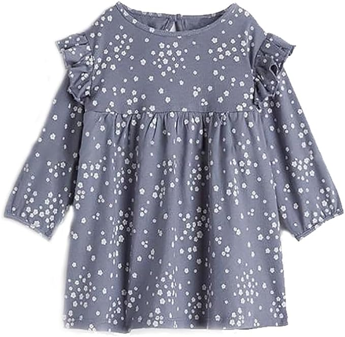 Save 20% Toddler Girl Dress Long Sleeve Cotton  Playwear Swing Dresses 2-8 Years