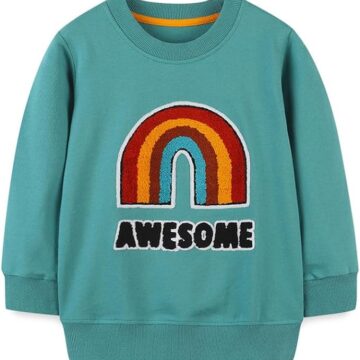 Save 20% Little Bitty Toddler Boy Sweatshirt Cotton Crewneck Pullover 2-8 Years