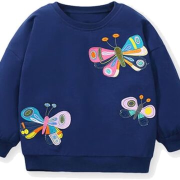 20% OFF Little Bitty Girl Sweatshirts Cotton Long Sleeve Tops for Toddler 2-7 Years